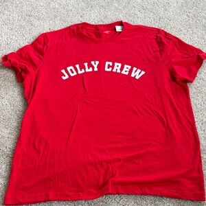 Old Navy Red Soft-Washed Tee